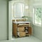 James Martin Vanities 36'' Single Vanity, Light Natural Oak w/ 3 CM Eternal Jasmine Pearl Quartz Top 424-V36-LNO-3EJP - alternate 4
